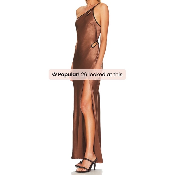 Bec + Bridge Kehlani maxi dress in chocolate - Picture 5 of 6